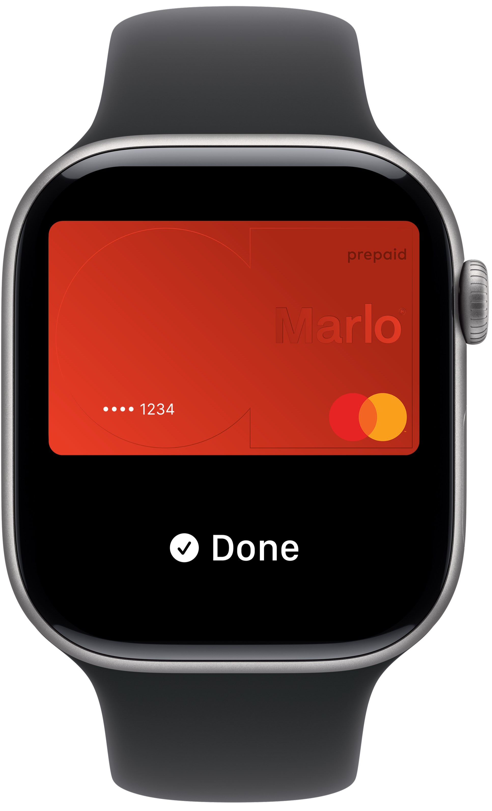 Marlo card in Apple Wallet on Apple Watch